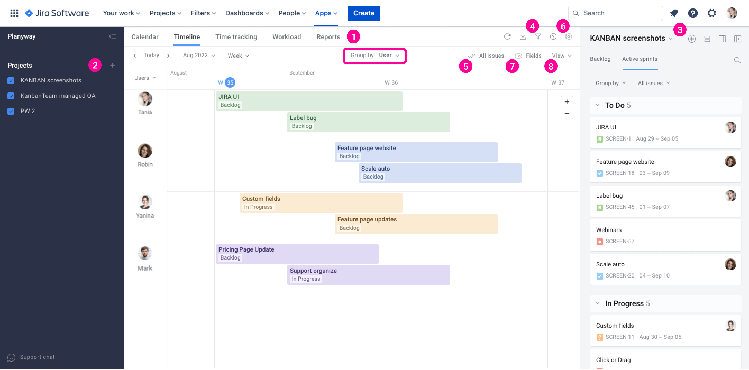 Planyway for Jira Guide Planyway Overview
