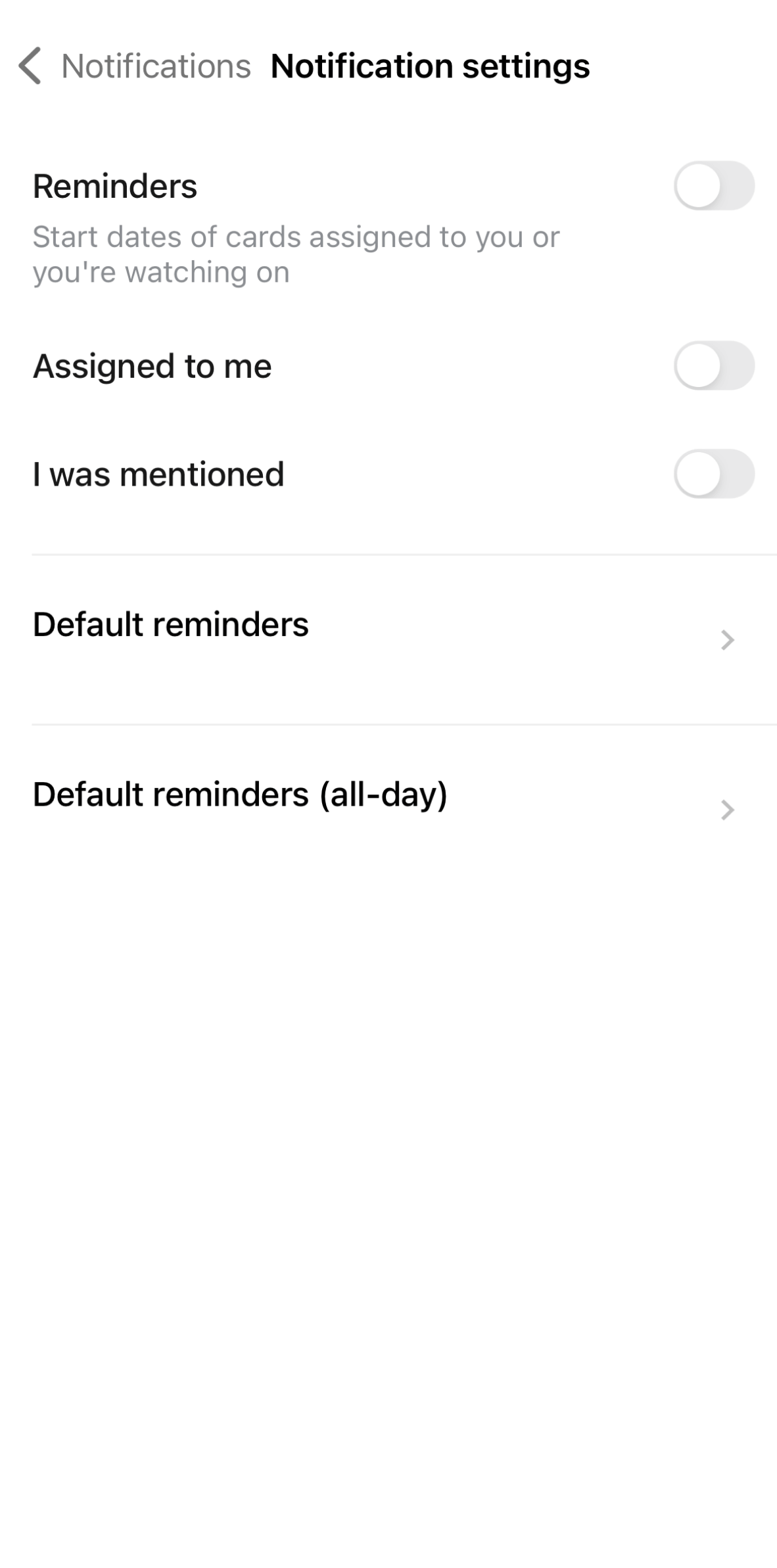 Mobile Notifications Disable Notifications