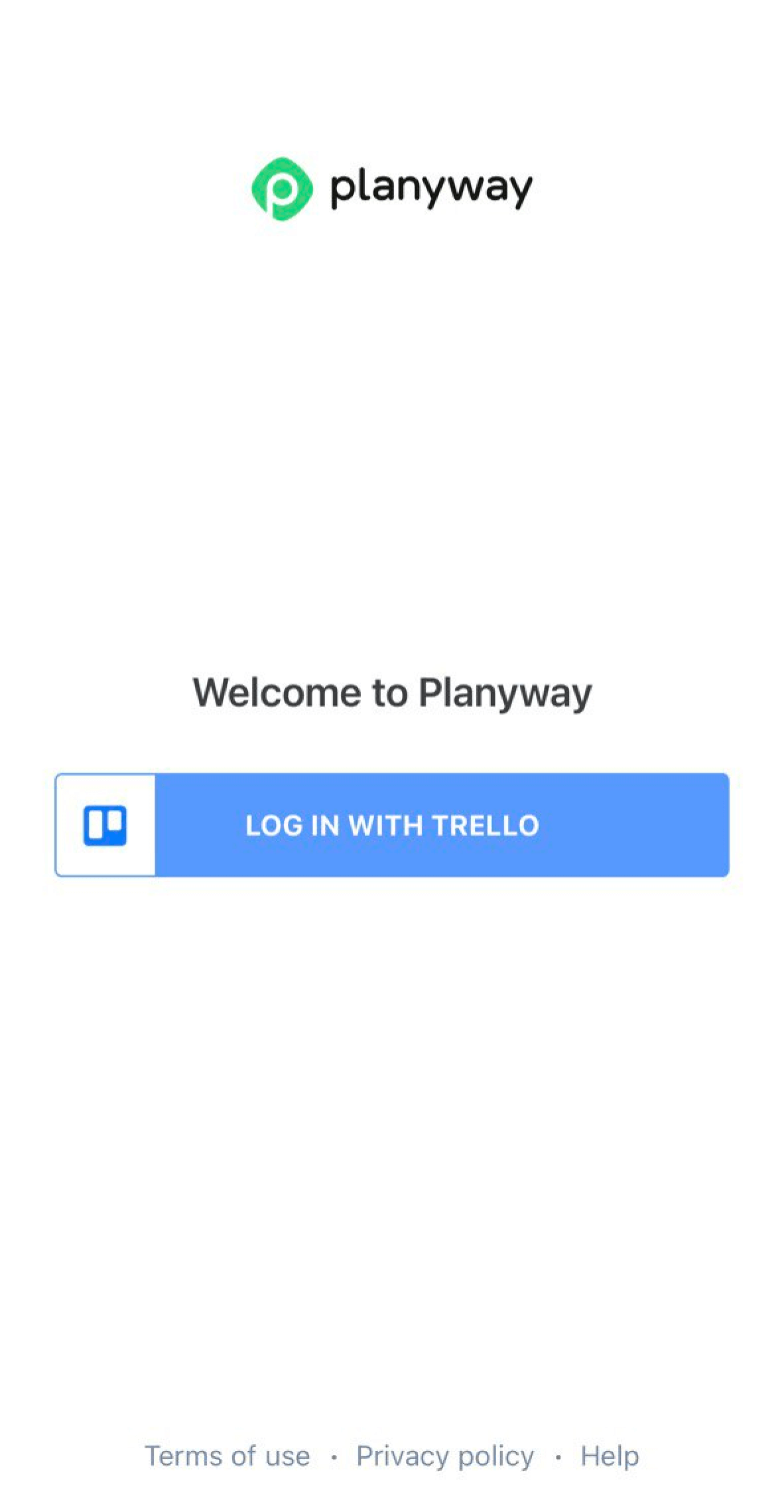 Getting Started With Planyway Mobile Sign In