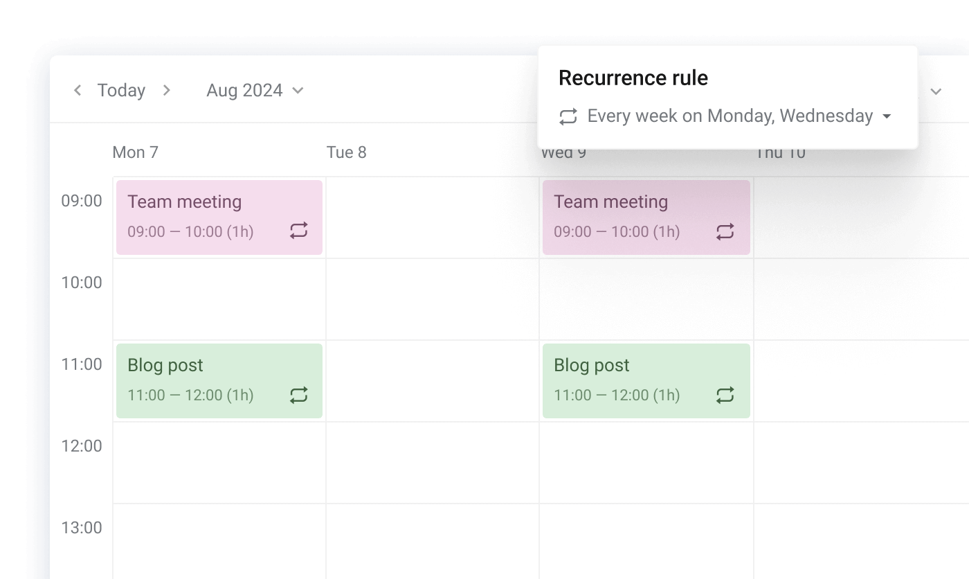 Automate your recurring tasks