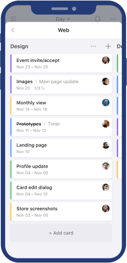 Planyway mobile board