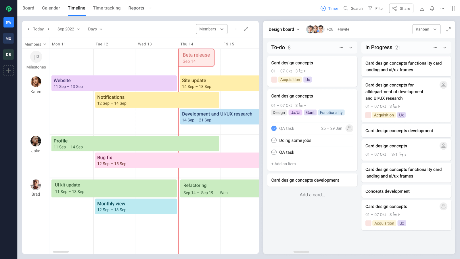 Planyway Calendar, Timeline, Time Tracking PowerUp Trello