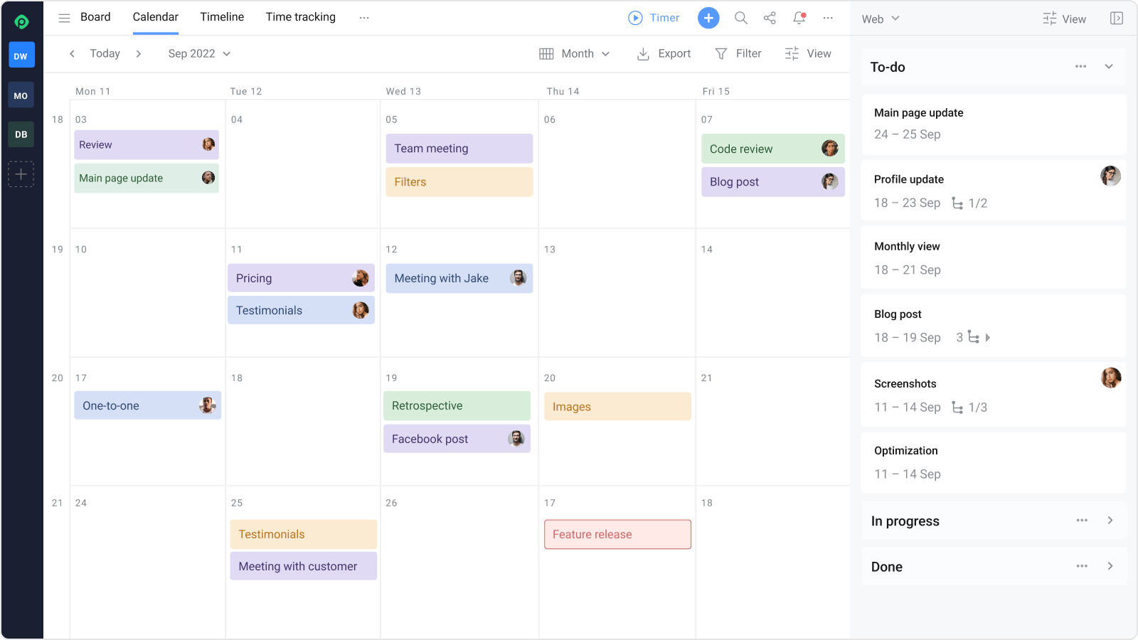 Calendar, Timeline, Time Tracking by Planyway PowerUp Trello