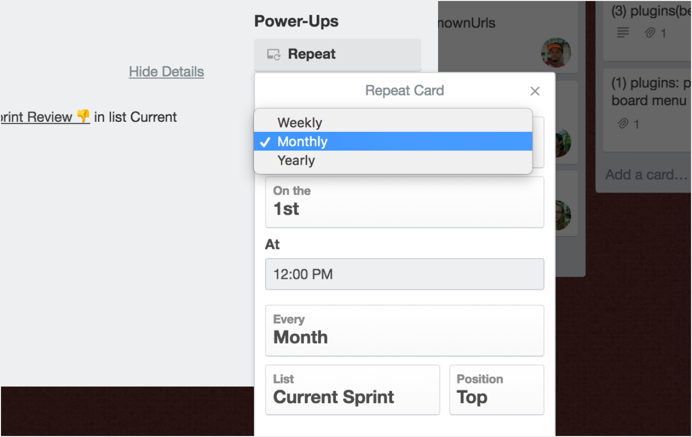 trello card repeater powerup