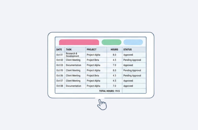 What is a timesheet? Meaning, templates & a better way to track hours