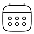 Create your content calendar icon