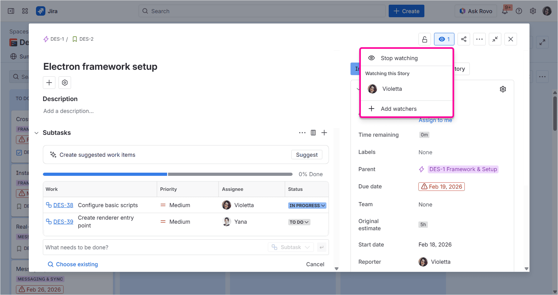 multi-assign with watchers in jira