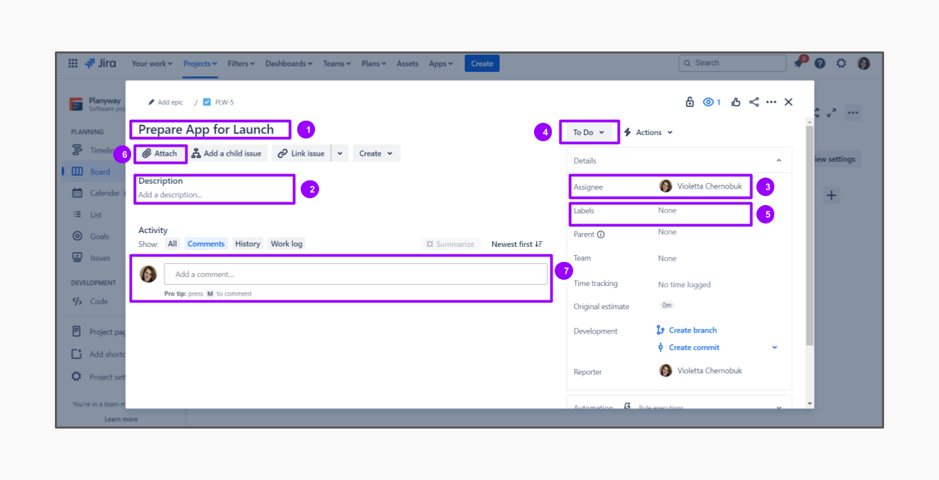 jira ticket