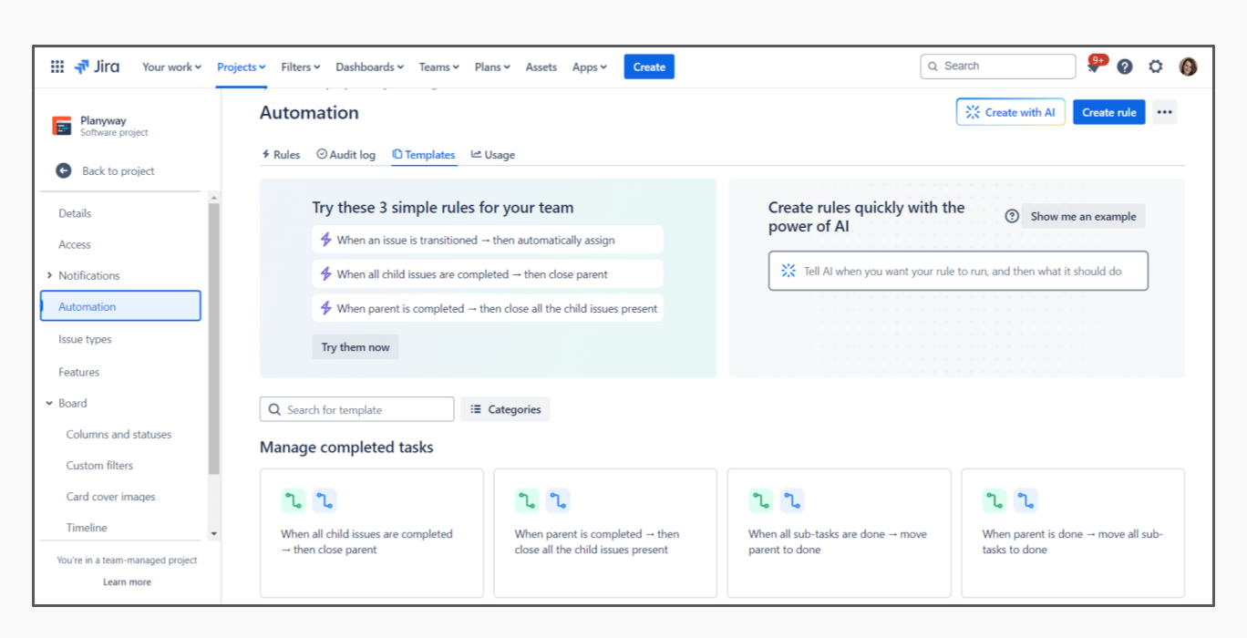 JIRA automation