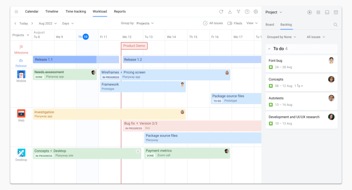 Jira structure planyway