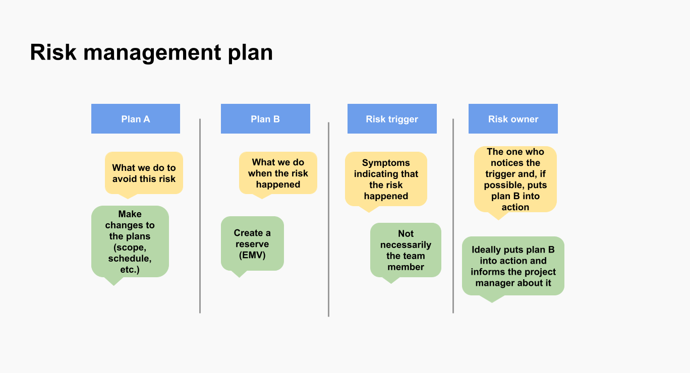 Risk Management plan