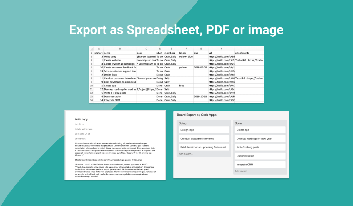 Planyway board export power-up