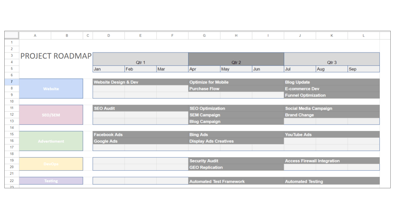 excel-roadmap