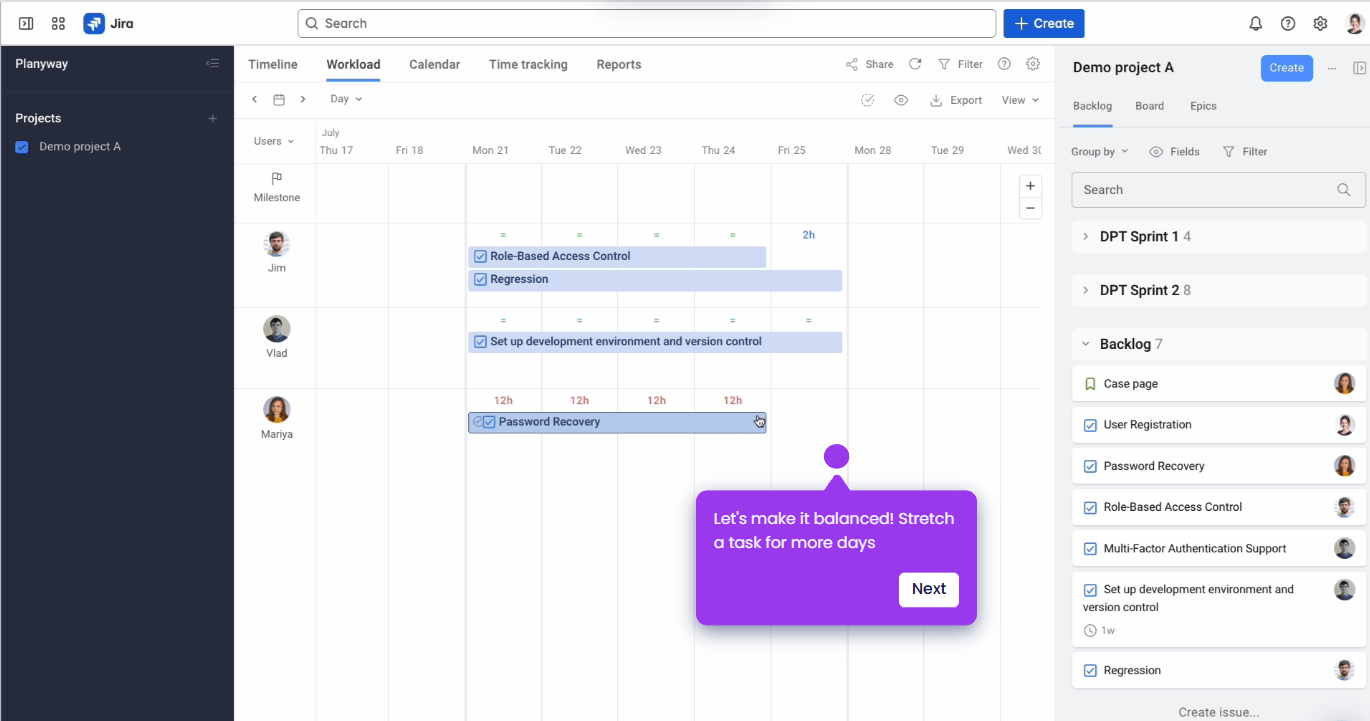 jira capacity planning