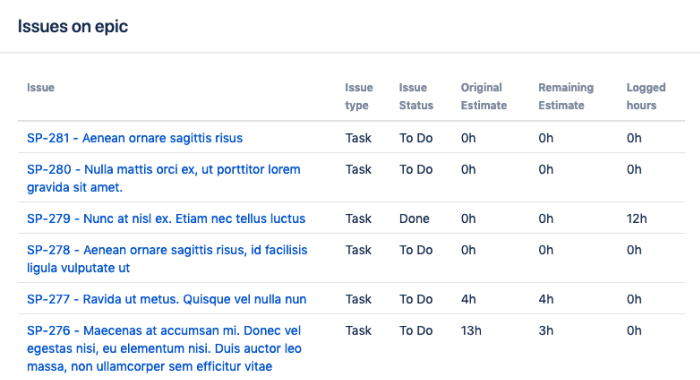 Time Tracking Ultimate Jira Guide Epic Time Tracking