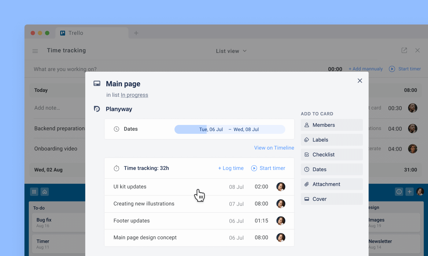 Planyway time tracking