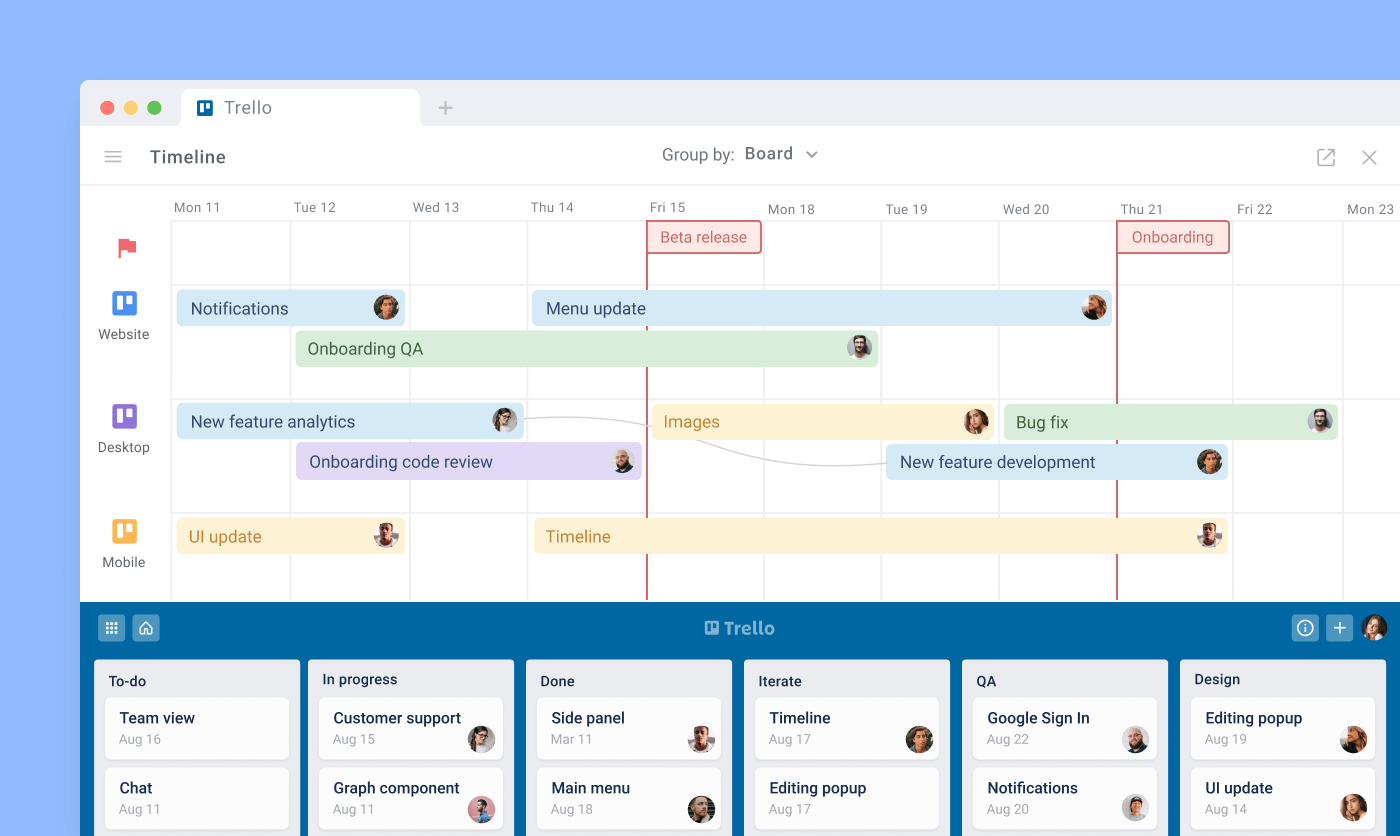 Visual project planning with Planyway