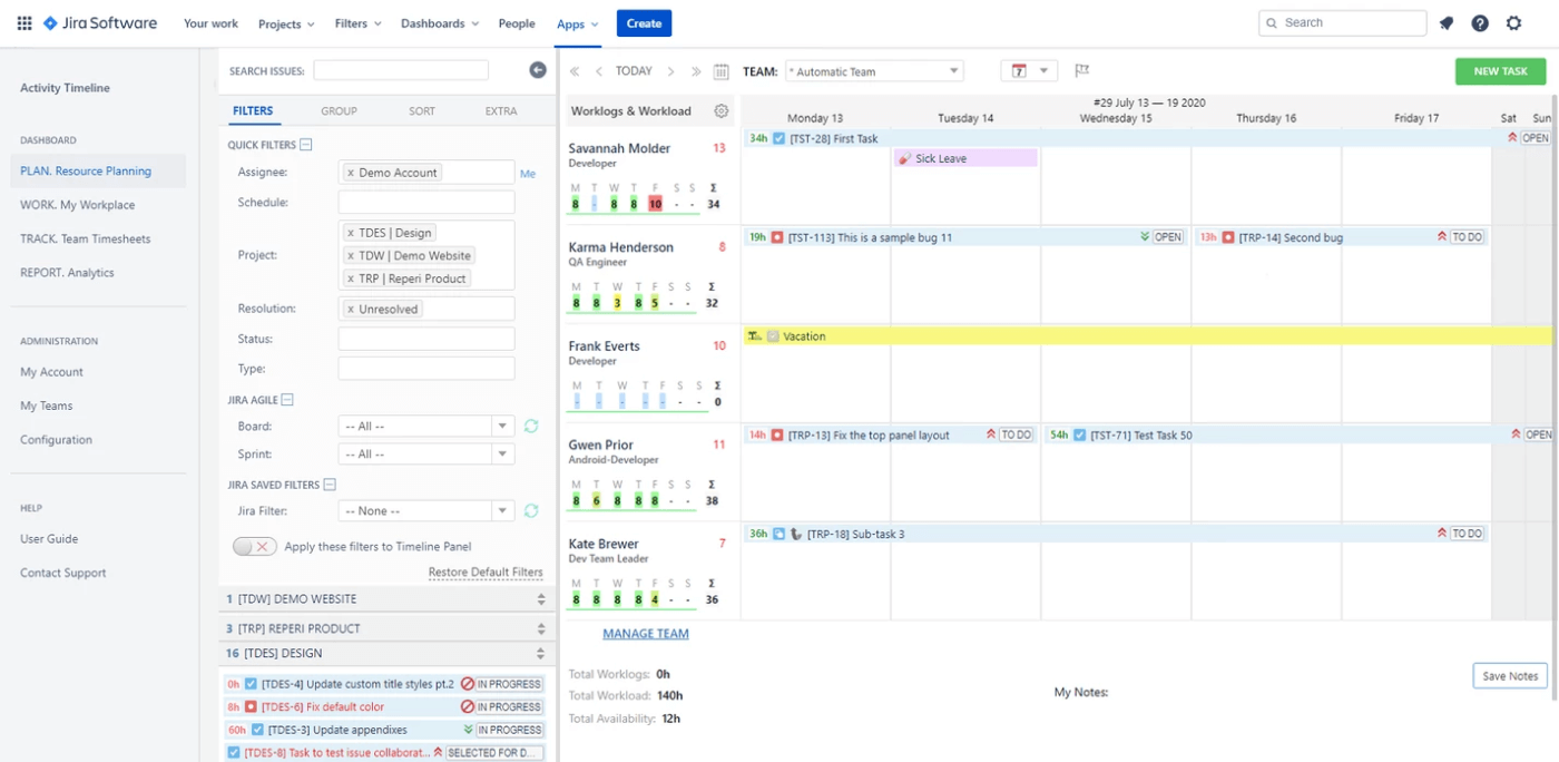 Activity Timeline