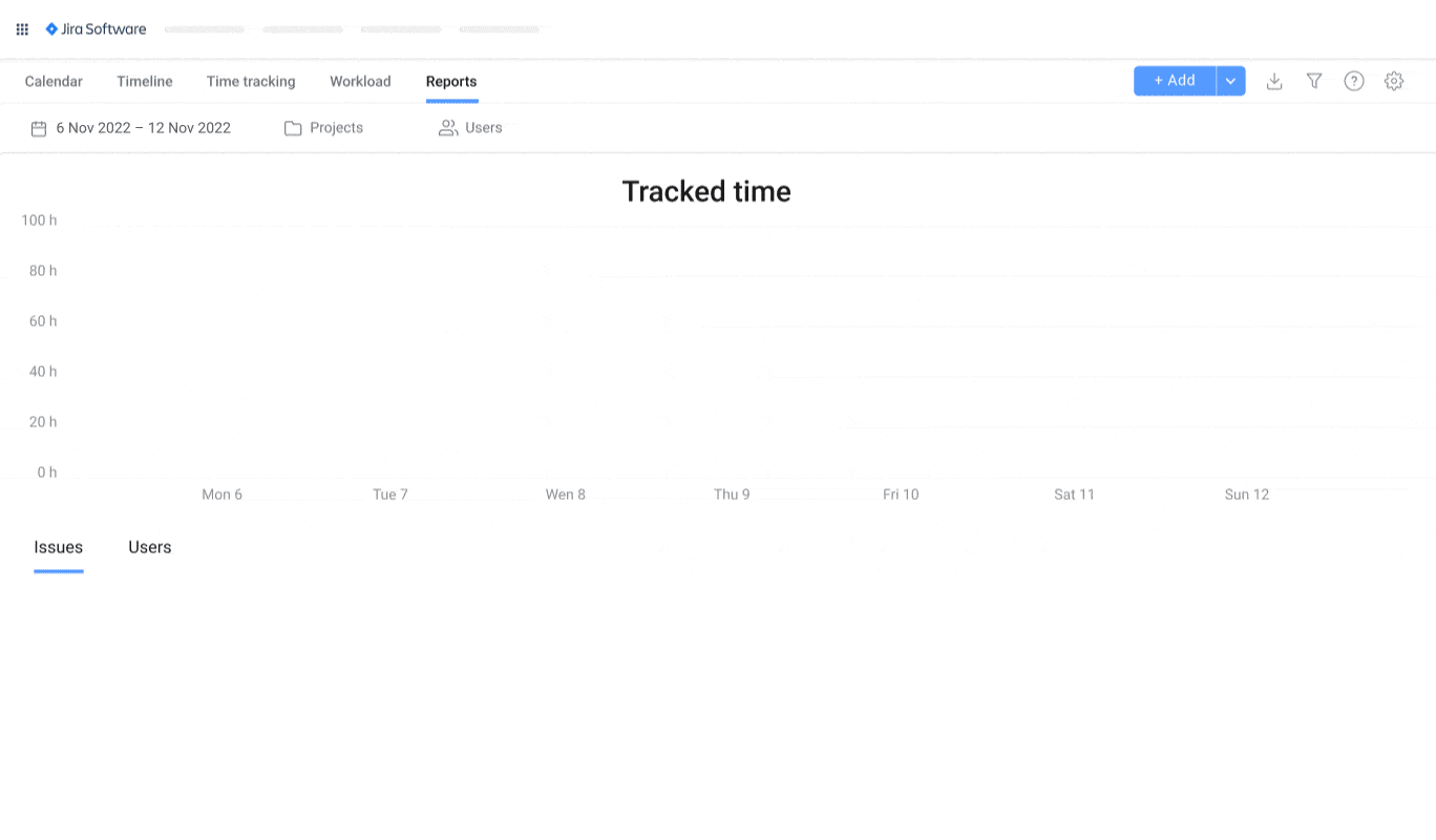 Time Tracking Report Planyway Members reports in Jira