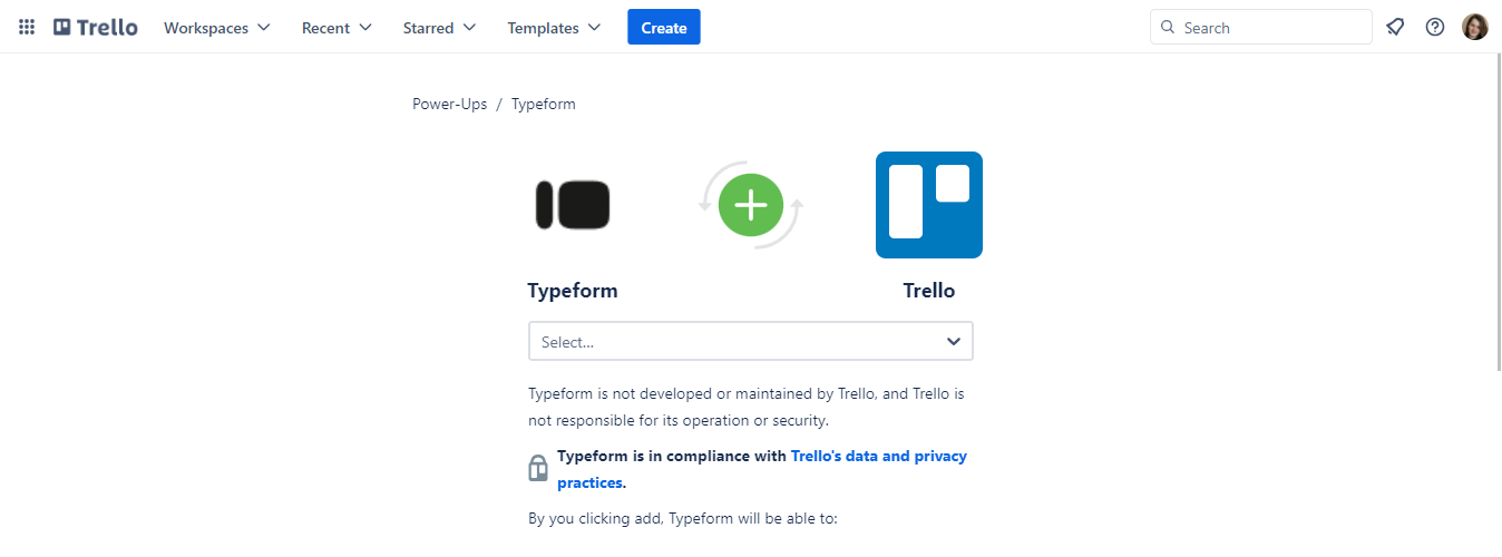 typeform trello integration